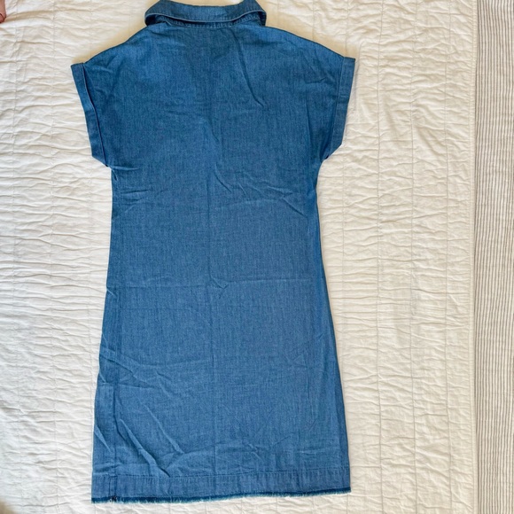 JessaKae x The Food Nanny Denim Chambray Collared Mini Dress - Picture 6 of 8